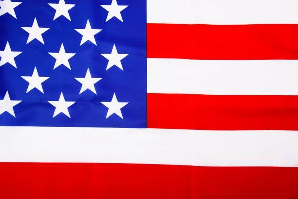 Koncepcja Dnia Prezydenta, płaski widok z góry, Ameryka Flaga Backgro — Zdjęcie stockowe