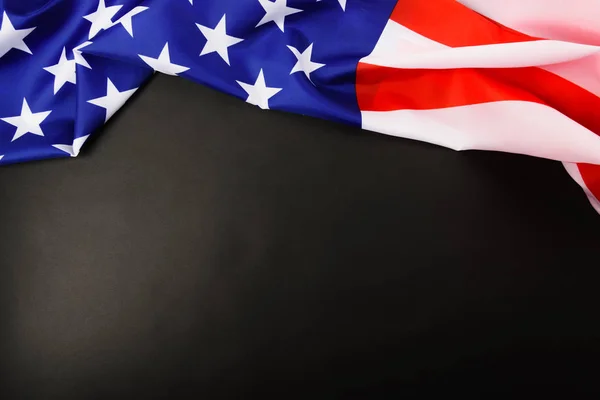 Мартін Лютер день короля, плоский вид зверху, американський прапор Демократія — стокове фото