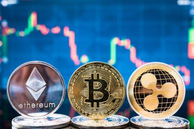 İş bitcoin, ethereum ve Xrp madeni para birimi finansmanı 