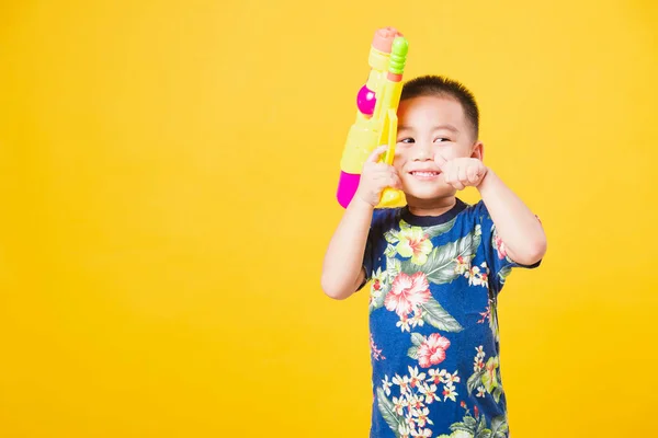Retrato Feliz Asiático Lindo Niño Pequeño Sonrisa Pie Tan Feliz —  Fotos de Stock