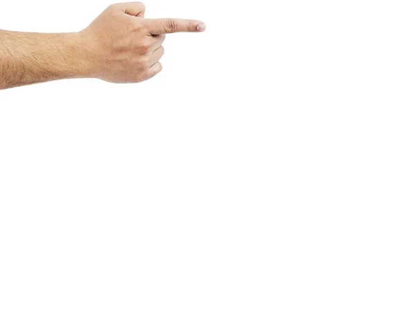 izole adamın elini sağa işaret eden