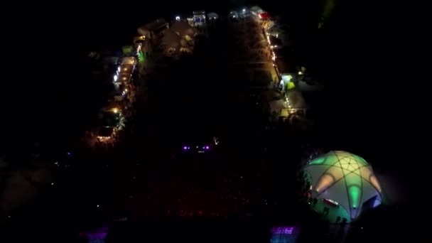 Kubana Rusland Augustus 2013 Top Sky View Huge Public Crowd — Stockvideo