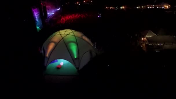 Kubana Rusland Augustus 2013 Top Sky View Huge Public Crowd — Stockvideo