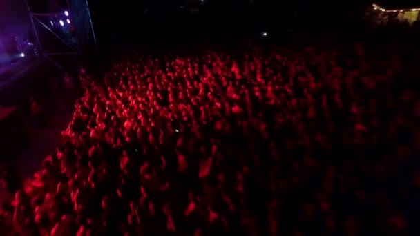 Kubana Russie 1Er Août 2013 Vue Aérienne Une Foule Immense — Video