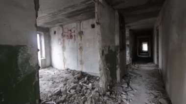 Dnipro Ukrayna 'daki Halep şehrinde çekilen bir insansız hava aracı gökyüzü panoramik manzarasını terk etti.