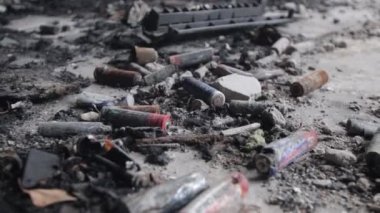 Dnipro Ukrayna 'daki Halep şehrinde çekilen bir insansız hava aracı gökyüzü panoramik manzarasını terk etti.