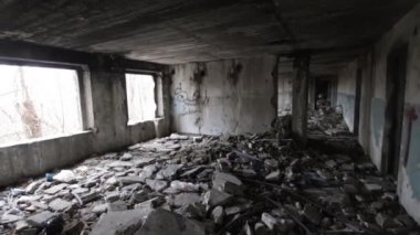 Dnipro Ukrayna 'daki Halep şehrinde çekilen bir insansız hava aracı gökyüzü panoramik manzarasını terk etti.