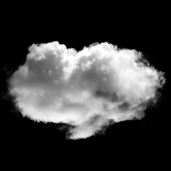 Única nuvem branca ilustração — Fotografia de Stock