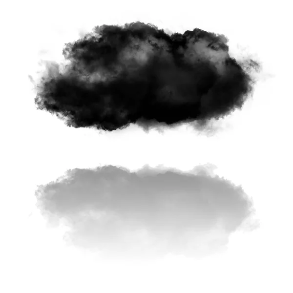 云的形状和其反射 — 图库照片