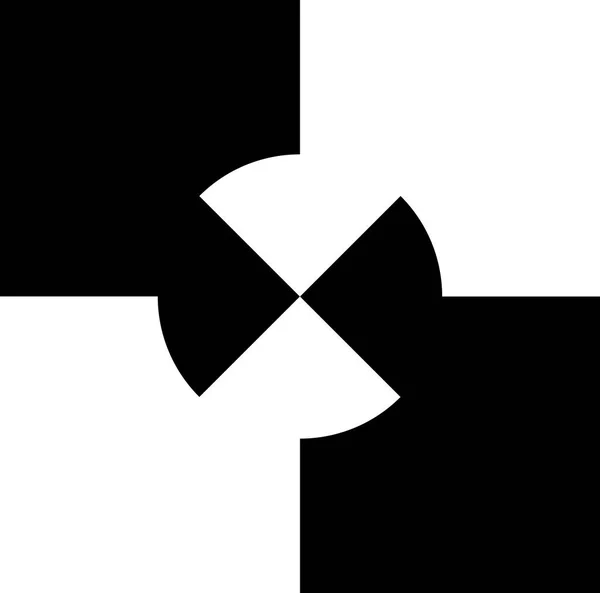 抽象的なベクトル背景、黒と白のベクトル パターン — ストックベクタ