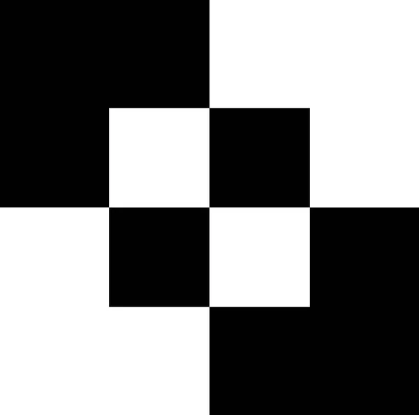 Abstrakta vektor bakgrund, svart och vit vektor mönster — Stock vektor