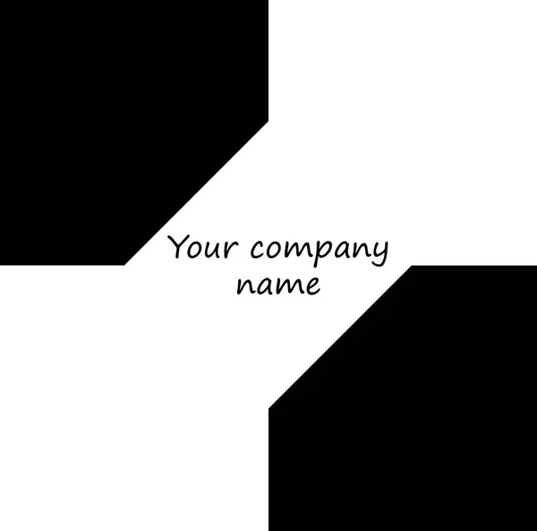 Forma do vetor logotipo — Vetor de Stock
