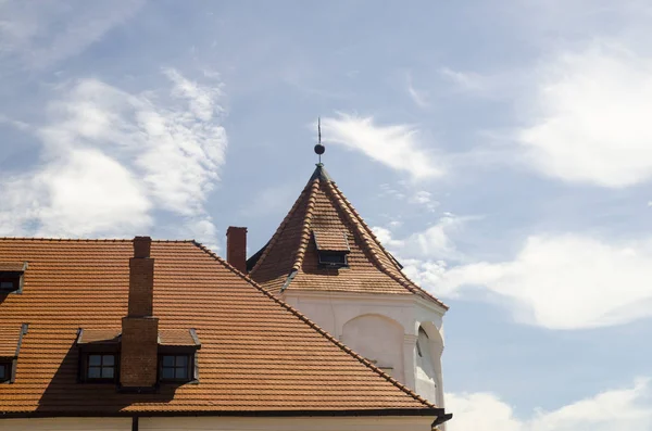 Anscient kalenin çatılar — Stok fotoğraf