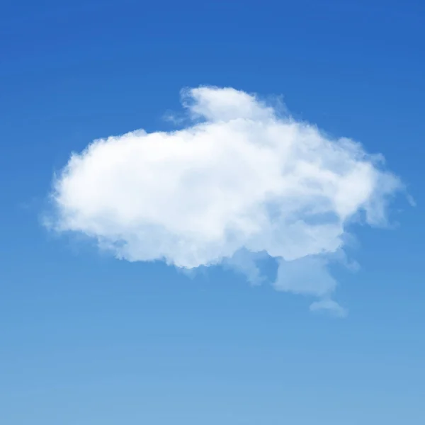 雲一つ 3 d イラスト — ストック写真