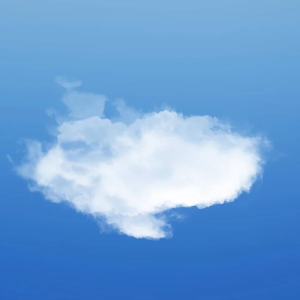 Ilustración 3D de nube única — Foto de Stock