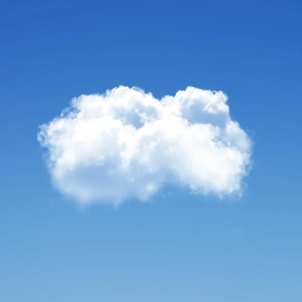雲一つ 3 d イラスト — ストック写真