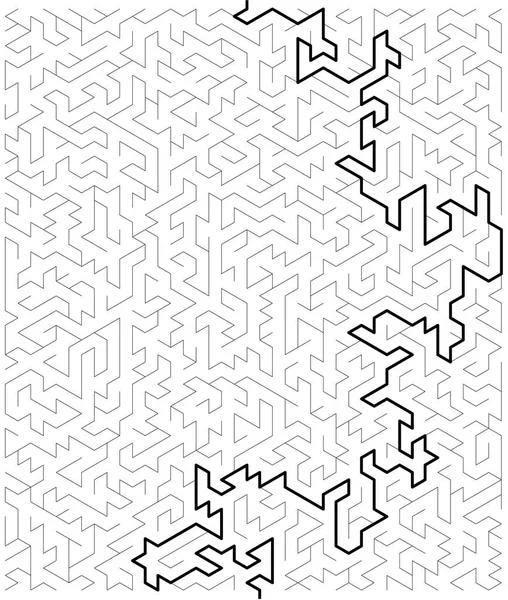 Illustrazione vettoriale labirinto, loghi e idee sfondi astratti — Vettoriale Stock