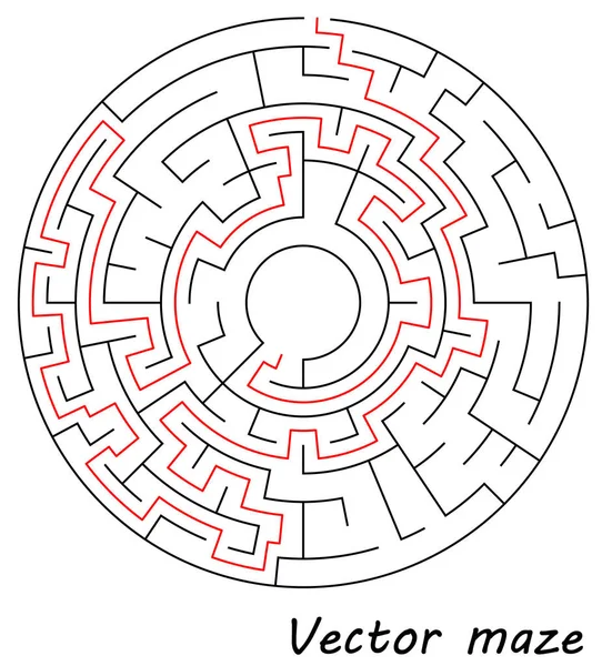 Illustration vectorielle labyrinthe — Image vectorielle