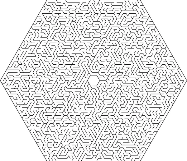 Vector labyrinth background, maze illustration — Stock Vector