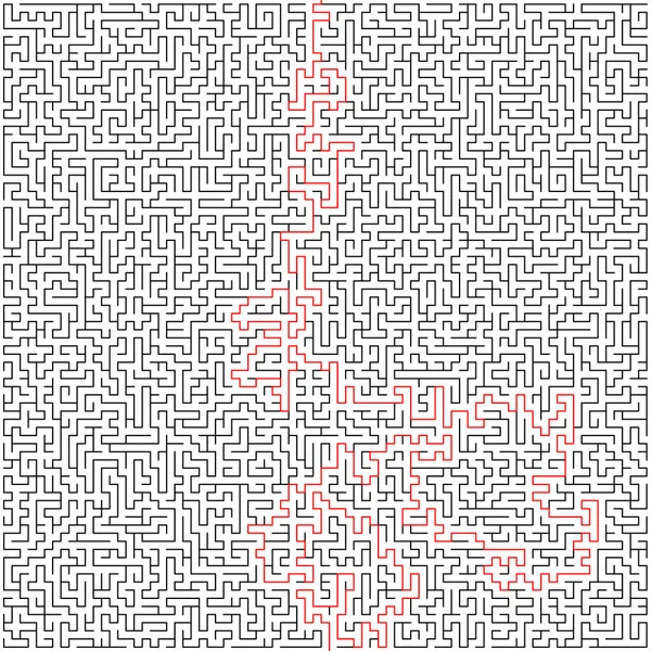Fond de labyrinthe vectoriel, illustration de labyrinthe — Image vectorielle