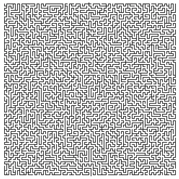 Illustration de labyrinthe vectoriel, forme de labyrinthe isolé sur ba blanc — Image vectorielle