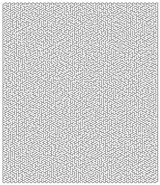 Vektor labirintus illusztráció, labirintus alakzat elszigetelt fehér ba felett — Stock Vector