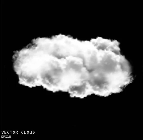 Nube Vector Forma Ilustración — Vector de stock