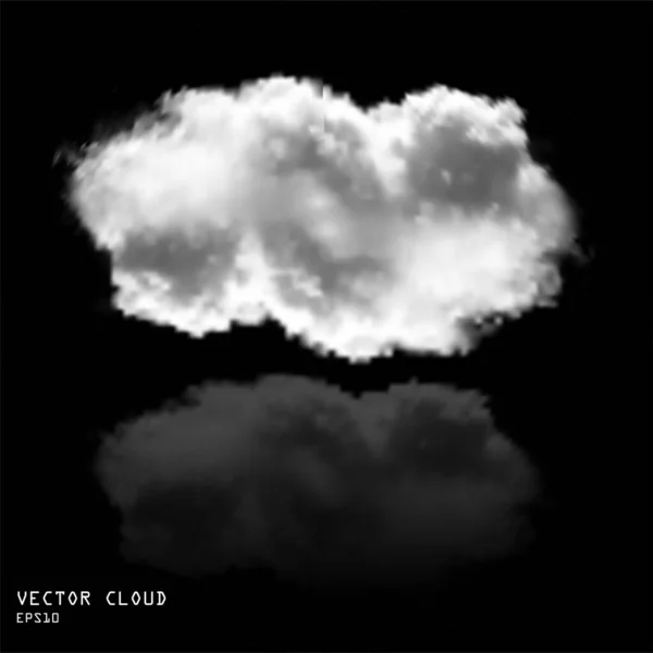 Nube Vector Forma Ilustración — Vector de stock