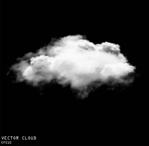 Cloud Shape Vector Illustration — Stock Vector