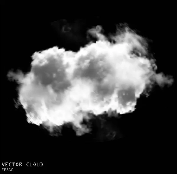 Nube Vector Forma Ilustración — Archivo Imágenes Vectoriales