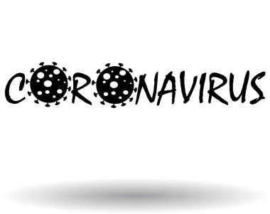 Coronavirus COVID19 vektör illüstrasyonunu durdur