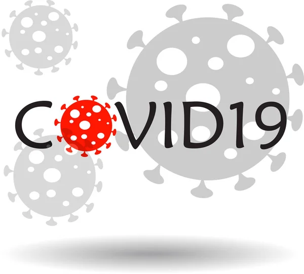 Arrêter Coronavirus Illustration Vectorielle Covid19 — Image vectorielle
