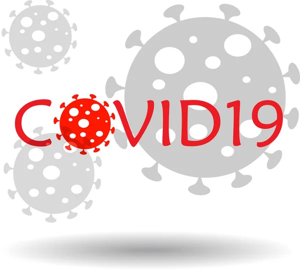 Arrêter Coronavirus Illustration Vectorielle Covid19 — Image vectorielle
