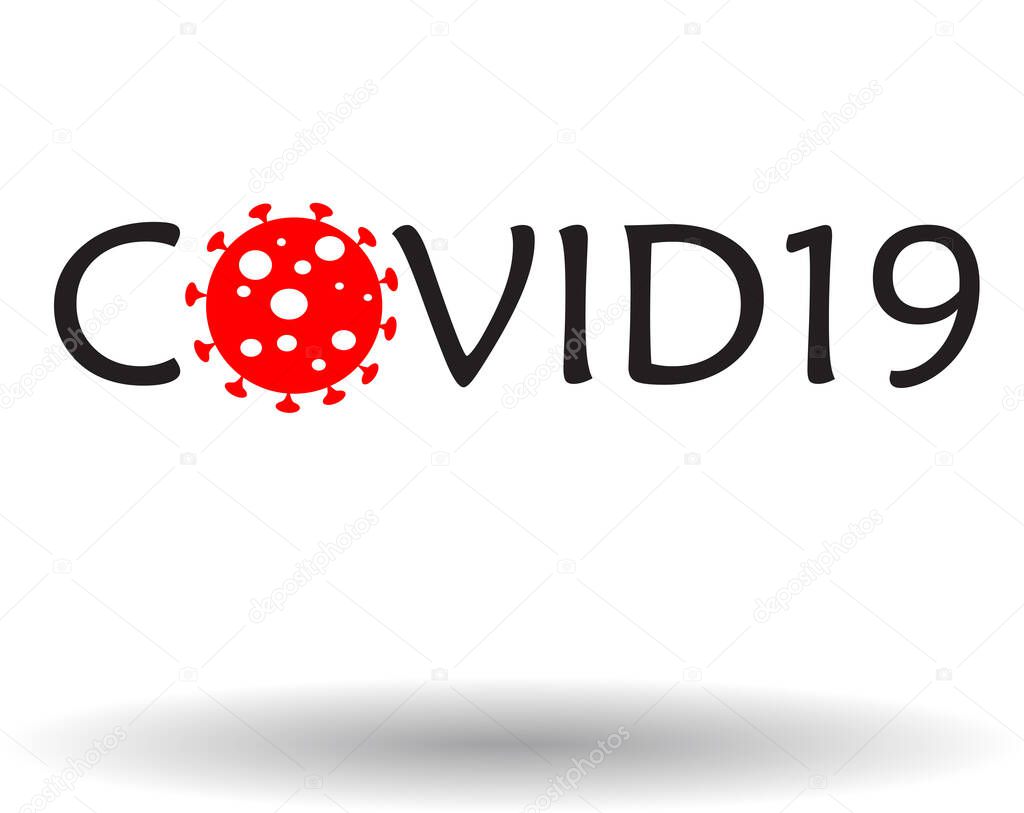 Stop coronavirus COVID19 vector illustration