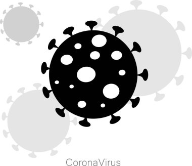 Coronavirus COVID19 vektör illüstrasyonu