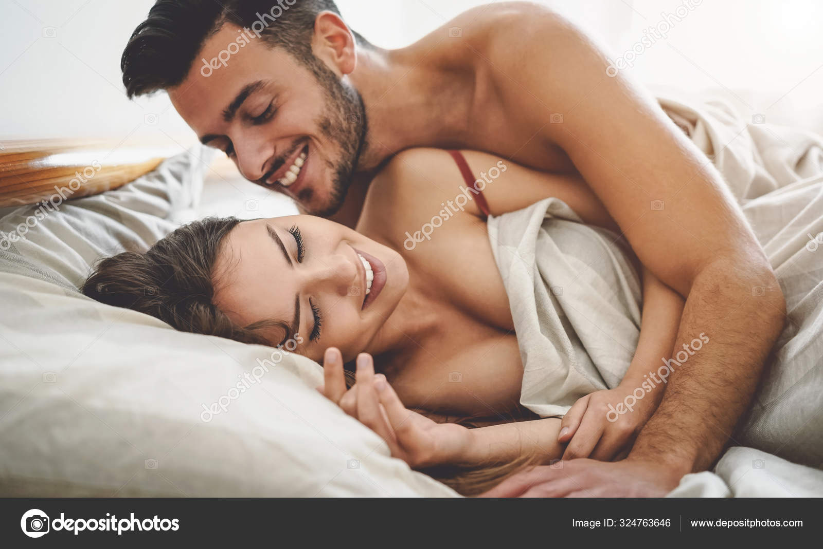 Romantic couple stock image. Image of pose, adult, love - 19362925