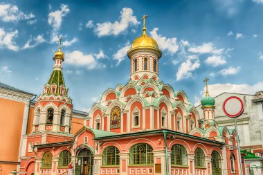Kazan Katedrali Red Square, Moskova, Rusya Federasyonu
