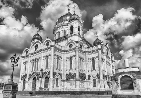 Catedral de Cristo Salvador, hito icónico en Moscú, Rusia — Foto de Stock