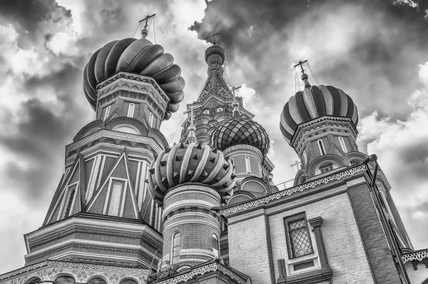 Καθεδρικός Ναός Αγίου Βασιλείου στην Κόκκινη πλατεία στη Μόσχα, Ρωσία — Φωτογραφία Αρχείου