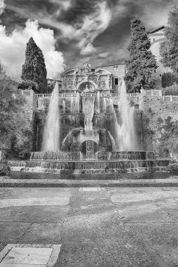 Neptün Çeşmesi, Villa d'Este, Tivoli, İtalya