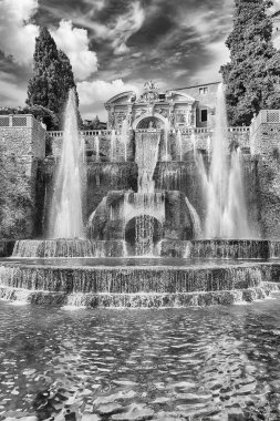 Neptün Çeşmesi, Villa d'Este, Tivoli, İtalya