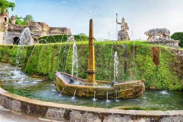 Fontána Rometta, Tivoli, Villa d'Este, Itálie — Stock fotografie