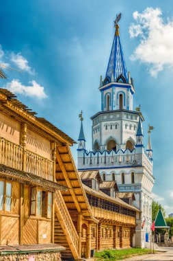 İkonik karmaşık Izmailovskiy Kremlin, Moskova, Rusya