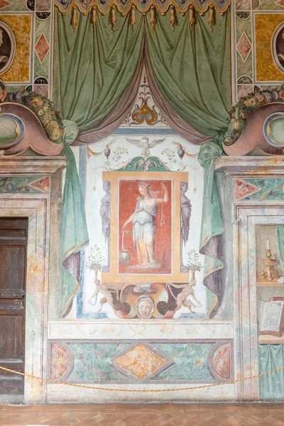Innenräume der villa d 'este in tivoli, italien — Stockfoto