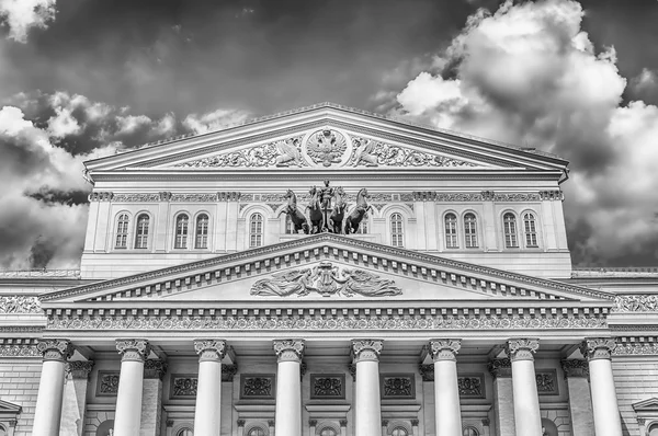 El emblemático Teatro Bolshoi, turismo y punto de referencia en Moscú, Rusia —  Fotos de Stock