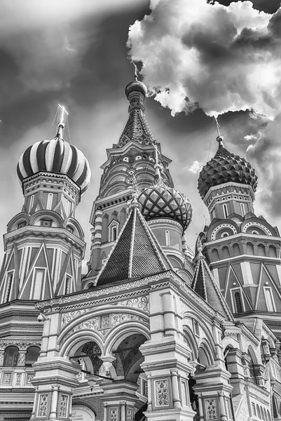 Saint Basil Katedrali, Kızıl Meydanı Moskova, Rusya — Stok fotoğraf