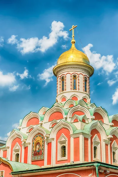 喀山大教堂在俄罗斯莫斯科红场 — 图库照片