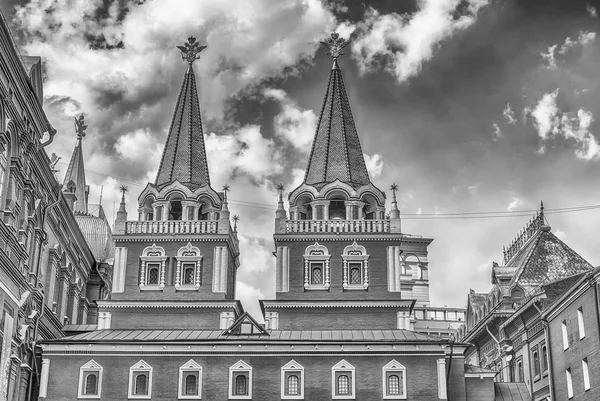 Resurrection Gate, main access to Red Square in Moscow, Russia — Stock Photo, Image