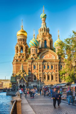 Kilisesi İsa üzerine dökülen kan, st. petersburg, Rusya Federasyonu