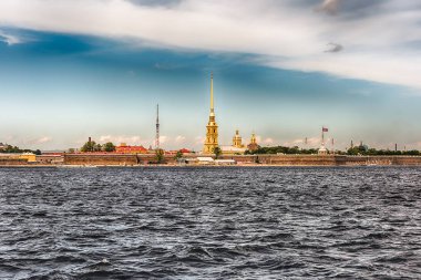 peter ve paul fortress, st. petersburg, Rusya'nın görünümü